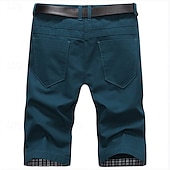 cheap Work Shorts-Men&#039;s Dress Shorts Work Shorts Golf Shorts Pocket Plain Comfort Breathable Knee Length Outdoor Business Sports Casual Black Wine