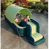 cheap Pools, Hot Tubs &amp; Supplies-Inflatable Swimming Pool, Family Swimming Pool, Kids Pools with Sunshade for Indoor, Outdoor, Garden, Backyard