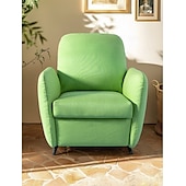 cheap Sofa Cover-Chaise Lounge Cover Solid Color Quilted Polyester Slipcovers