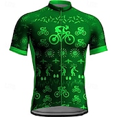 abordables Maillots pour hommes-Homme Maillot de cyclisme Manche Courte Cyclisme T-shirt Maillot avec 3 poches arrière VTT Vélo tout terrain Respirant Séchage Rapide Design Anatomique Évacuation de l&#039;Humidité Jaune Rouge Rouge