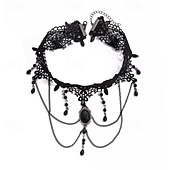 tanie Naszyjniki i wisiorki-1 szt. Naszyjniki For Damskie Ulica Codzienny Kryształ Retro