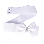 baratos Faixas para Vestidos de Festa-Poli / Mistura de Algodão Casamento / Festa / Noite Faixa Com Cinto / Apliques / Cristal / Strass Mulheres Faixas