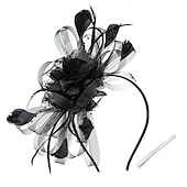 cheap Fascinators &amp; Hats-1950s Derby Fascinator Gentlewoman Women's Carnival Party Derby Ascot Adults' Fascinator Spring &amp; Summer