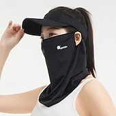 preiswerte Freizeitkleidung-Sonnenschutzschleier Damen Sommer atmungsaktive Ice Silk Gesichtsabdeckung Radfahren Sonnenschutz Anti-UV Ohrhängende Gesichts-Handtuch