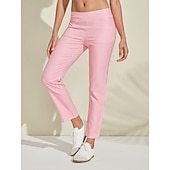 abordables Ropa de golf femenina-Mujer pantalones de golf Rosado morado Azul vaquero Negro Prendas de abajo Ropa de golf para damas Ropa Trajes Ropa Ropa