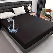 abordables Sábanas y funda de almohada-Funda protectora para cama Queen Full King cubierta impermeable protector de colchón sábana ajustada impermeable protector de cama funda de colchón 360° de paquete completo bolsillo profundo sábana