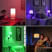 economico Luci del disco-1 pz. Lampada E27 con testa di ricarica magnetica, piccola luce notturna, telecomando staccabile, lampada da comodino, luce da parete, temporizzazione regolabile, interfaccia tipo C.