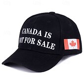 cheap Men&#039;s Baseball Cap-Men&#039;s Baseball Cap Sun Hat Trucker Hat Black Wine 100% Acrylic Print Fashion Casual Daily Flag Letter Adjustable Sunscreen Breathable