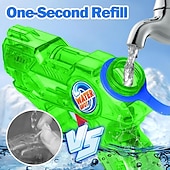 economico Giochi d&#039;Acqua-Mini pistola ad acqua per bambini piccoli - confezione da 4/2 confezioni, piccole pistole ad acqua da 5-7 m di lunga gittata, super pistola ad acqua, pistola blaster, giocattolo acquatico per esterni,