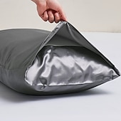 baratos Lençóis e fronhas-Funda de travesseiro de seda pura funda de travesseiro dupla tamanho para o corpo