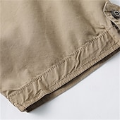 economico Camicie da lavoro da uomo-Per uomo Camicia Camicia Estiva Camicia casual Camicia con Bottoni Camicia cargo Blu Kaki Verde militare Beige Grigio Manica Corta Semplice Colletto a Camicia Vacanza Camicia hawaiana Tasca