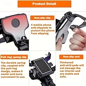 economico Supporti per auto-Supporto creativo per cellulare da auto, girevole a 360 gradi, supporto per telefono da cruscotto con piastra di parcheggio