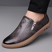 preiswerte Slipper Schuhe-Herren Slipper aus Kunstleder – stylische Freizeitschuhe für Business, Büro und Alltag