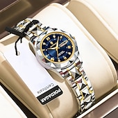 levne Quartz hodinky-Dámské Křemenný Náramkové hodinky Retro ročník Wristwatch LCD VODĚODOLNÝ Pásek z nerezové oceli Hodinky