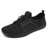 preiswerte Sneaker für Herren-Barfuß-Sneakers aus hellbraunem Strick für Herren – flexibles, bequemes Design mit Schnürverschluss für aktive und lässige Kleidung