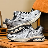 Χαμηλού Κόστους Ανδρικά Sneakers-ανδρικά αθλητικά παπούτσια τρεξίματος λευκά και πορτοκαλί με ελαφρύ πλέγμα – ευέλικτα αθλητικά παπούτσια για μπάσκετ και καθημερινή χρήση