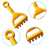 billige Strand- og utendørsleker-strand sand spader for barn - 4 pakker spader fargerike scoops reise sand leker for småbarn barn utendørs graving lek kraftig plast hage planting spader spader sett sandkasse leker