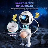 halpa Projektorin lamput ja laserprojektorit-Galaxy Star Astronautti Projektori LED-yövalo Nebula Kattolamppu Makuuhuoneen Koristeluun  Lastenlahjaksi