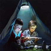 billiga Campingljus &amp;amp; lyktor-1 st utomhuscamping multifunktionellt fläktljus usb aaa batteridriven dubbelfunktionsmodell, kan hängas, handhållet tält, fiske, kontor och hemmabruk