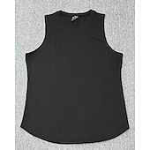 cheap Tank Tops-Men&#039;s Tank Top Vest Top Undershirt Sleeveless Shirt Sleeveless Crew Neck Summer Plain Fashion Designer Basic Classic Vacation Street Going out Black Light Grey Dark Gray Top Tee for Men