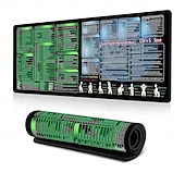 お買い得  家庭用品-Excel チートシート デスクマット、ショートカット付き XL マウスパッド、31.5&quot;x11.8&quot; または 35.4&quot;x15.7&quot;、デスクプロテクター、滑り止め、防水、オフィスワーク &amp;プロフェッショナル向けのゲーム、生産性ギフト &amp;学生