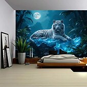 billiga Ocean Beach Gobeläng-Tropisk palmtree flamingo hängande tapestry väggkonst stor tapestry mural dekoration fotografisk bakgrund filt gardin hem sovrum vardagsrumsdekoration