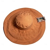 abordables Chapeaux-Chapeau de soleil d&#039;été à large bord pour femme, protection UV, pour les vacances à la plage