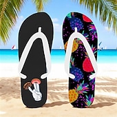 お買い得  グラフィックプリントシューズ-グースデザインとロープ柄のメンズビーチサンダル - ビーチや夏のアクティビティにリラックスしたビーチスタイルを演出します。