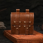 abordables Accesorios y más-Retro Antiguo Punk y gótico Medieval Traje de cosplay Bolsa de cinturón Bolsa de dados Vikingo Ranger Disfraz Hombre Mujer Celta Vikingo Víspera de Todos los Santos Mascarada Rendimiento Feria del