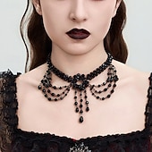 tanie Naszyjniki i wisiorki-1 szt. Naszyjniki For Damskie Ulica Codzienny Kryształ Retro