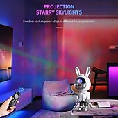 halpa Projektorin lamput ja laserprojektorit-Avaruusastronautti tähti galaksi projektori nebula kattovalaisin ajastimella ja kaukosäätimellä makuuhuoneeseen lapsille ja lahjaksi
