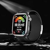 abordables Relojes inteligentes-696 TK66 Reloj inteligente 2.06 pulgada Smartwatch Reloj elegante Bluetooth ECG + PPG Podómetro Recordatorio de Llamadas Compatible con Android iOS Hombre Llamadas con Manos Libres Recordatorio de