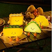 abordables 123496-1 veilleuse LED en silicone pour chambre d&#039;enfant, motif hamburger, intensité variable, série thé de l&#039;après-midi