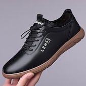 baratos Casual-tênis casual bege com cadarço para homens - calçados confortáveis para o dia a dia para passeios casuais