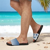 billiga Semester Sandaler-damsandaler med havssköldpaddor med tryck – trendig och praktisk stil för män vid strandsemester, besök i vattenparker och kustpromenader