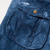 preiswerte Draussen-Herren Cargo-Shorts Outdoor Shorts Camping-Shorts Shorts mit Camouflage-Muster Wander-Shorts Mehrere Taschen Gerader Schnitt Batik Tarnung Feuchtigkeitsableitend tragbar Knielang Lässig Täglich Ferien