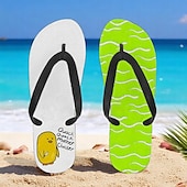 billiga Semester Sandaler-flip flops med anktryck för män – rolig och avslappnad stil för strandpromenader, sommarfester utomhus och slappa vid poolen