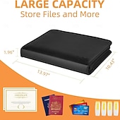 cheap Clothing &amp; Closet Storage-File Organizer - 26 Pocket Expanding Accordion File Folder with Zipper &amp; Labels, Fireproof &amp; Waterproof Document Organizer for Letter/A4 Size Files, Multi-Pocket File Storage Case for Home &amp; Office