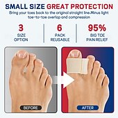 cheap Bunion Corrector-Toe Separator for Overlapping big Toes Big Toe Spacers for Bunion Toe Corrector for Big Toe Alignment and Overlap