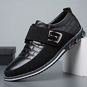 billiga Tillfällig-bruna slip-on sneakers för män med kardborreband – trendiga skor för vardagskläder och aktiv livsstil