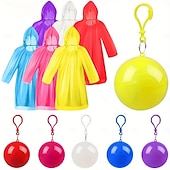 cheap Pools, Hot Tubs &amp; Supplies-1pcs, Outdoor Essential Adult Emergency Raincoat, Keychain Ball with Raincoat, Adult Raincoat, Suitable for Outdoor Cycling, Mountaineering, Outdoor Sports and Amusement Parks, Rainy Day Essentials