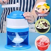 お買い得  キッチン家電-手回し製氷機 手動フルーツスムージーマシン ミニ家庭用小型製氷機