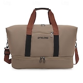 abordables stockage de bagages et de voyage-Sac de voyage week-end avec compartiment à chaussures, sac de sport avec séparation humide et sec pour femmes et hommes, sac fourre-tout léger de grande capacité pour les voyages, le sport et le