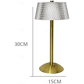 Недорогие Декоративные огни-Многофункциональная светодиодная настольная лампа 3 цвета с регулируемой яркостью, перезаряжаемая через USB прикроватная лампа для спальни, столовой, гостиной, офиса, общежития, ночник