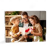 economico Regali personalizzati-Blocco fotografico personalizzato in acrilico, regalo perfetto per papà, festa del papà, festa della mamma, decorazione per la casa, matrimonio, compleanno
