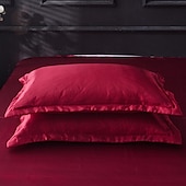 cheap Sheets &amp; Pillowcase-Washed Silk Pillowcase Single Satin Imitation Silk Pillowcase