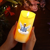 זול מתנת זיכרון-נר לד זיכרון מותאם אישית מתנות אהדה לתמונה לאובדן יקיריהם, אור זיכרון אלגנטי לעיצוב חדר השינה בבית, מחווה לאהובים שעברו