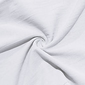 economico Classico-Per uomo Pantaloni di Lino Pantaloni Pantaloni Estivi Pantaloni da Spiaggia Tasca Coulisse Elastico in vita Semplice Comodità Traspirante Vacanza Quotidiano Ferie Hawaiano Boho Nero Bianco