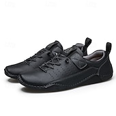 preiswerte Sneaker für Herren-Braune Casual-Sneaker für Herren – vielseitige Schlupfschuhe aus weichem Leder für Komfort im Alltag
