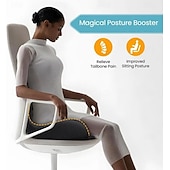cheap Home Supplies-Ergonomic Memory Foam Seat Cushion, Extra Large Cushion for Office Chair, Pressure Relief Pillow Pad for Sciatica, Tailbone &amp; Back Pain, Long Sitting Support